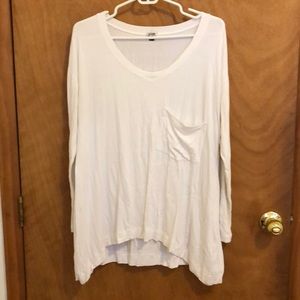 Long Sleeve White Top